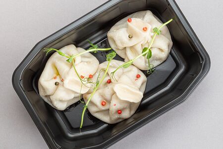 Хинкали с бараниной