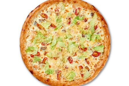 Пицца с лососем