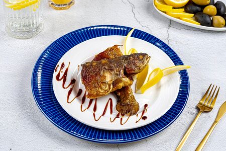 Форель радужная жареная