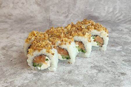 Ролл Таманеги с лососем