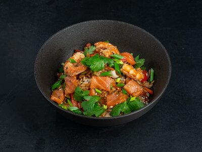 Тяхан с морепродуктами