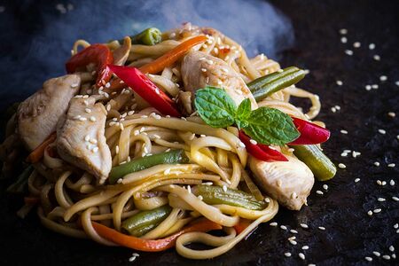 Курочка в медовом чили