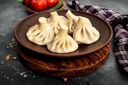 Хинкали с сыром сулугуни