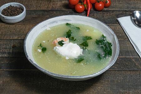 Суп Дженистрато с треской