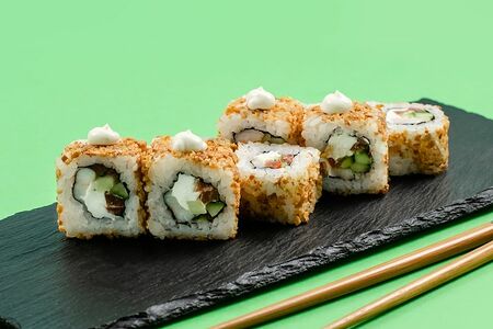 Ролл Цезарь с креветкой