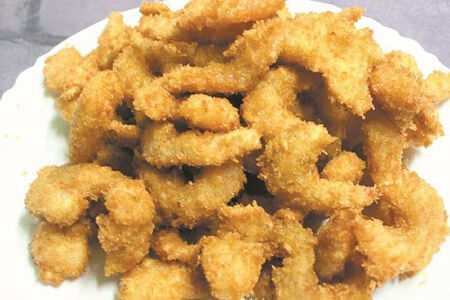 Креветки в кляре 