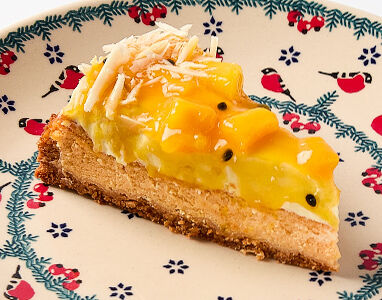Чизкейк манго-маракуйя