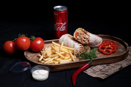 Комбо с классической шаурмой