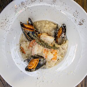 Ризотто с морепродуктами