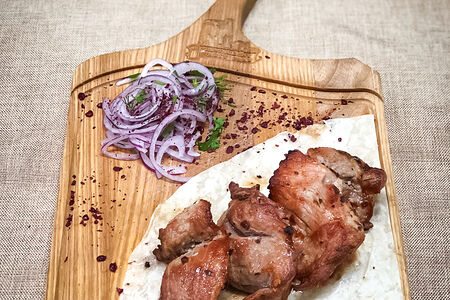 Шашлык из cвинoй шейки