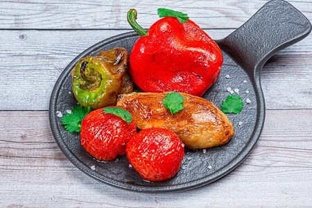 Овощи на мангале