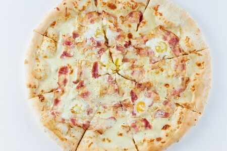 Пицца карбонара