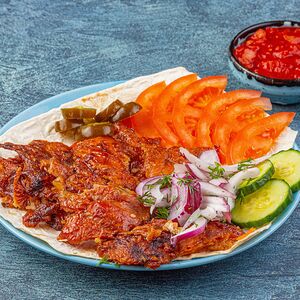 Бизнес-ланч с шашлыком из свинины