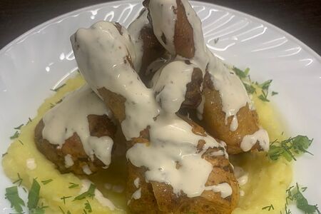 Запеченная куриная голень