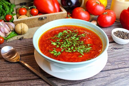 Борщ с телятиной