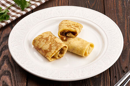 Блинчики с мясом