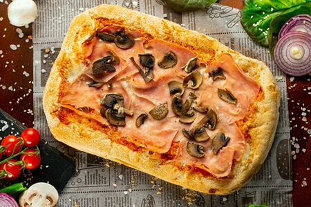 Пицца Ветчина и грибы