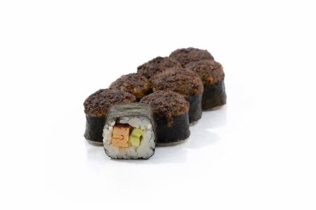 Запеченный острый с мидиями