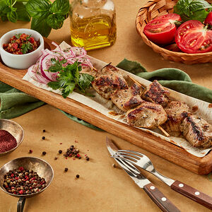 Мцвади из свинины по-грузински