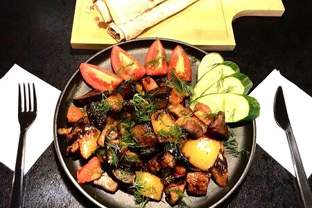 Свинина с овощами