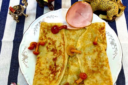 Блин с мясом