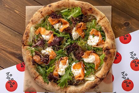 С лососем, сливочным сыром и цукини