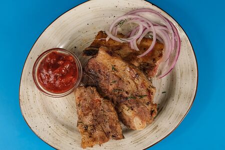 Шашлык из свиных рёбрышек