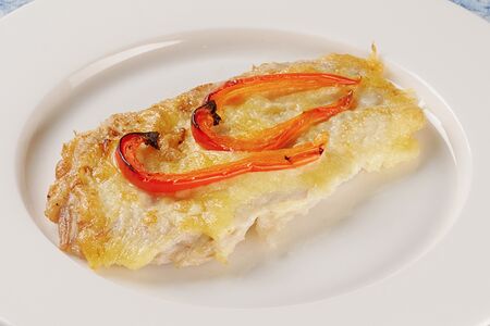 Запеченная курица с перцем