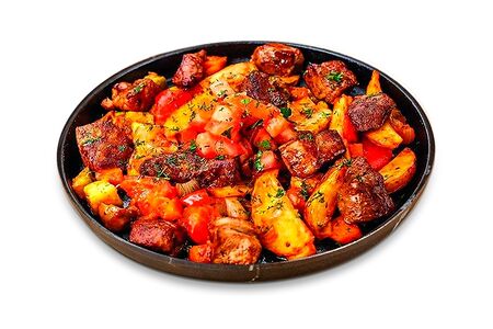 Жаркое лесника со свининой