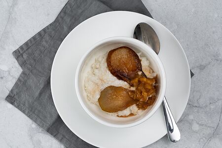 Каша рисовая с грушей