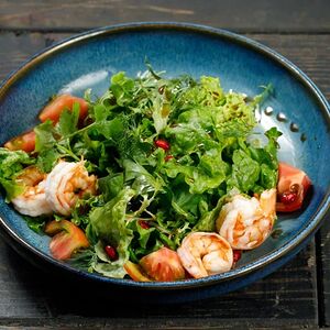 Салат Тбилиссимо с креветкой