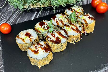 Жареные роллы Унаги темпура