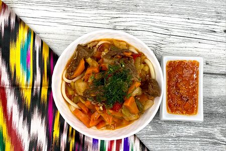 Узбекский лагман