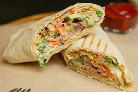 Шаурма со свининой стандартная