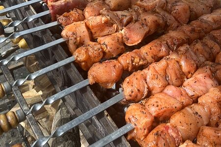 Шашлык из куриного филе