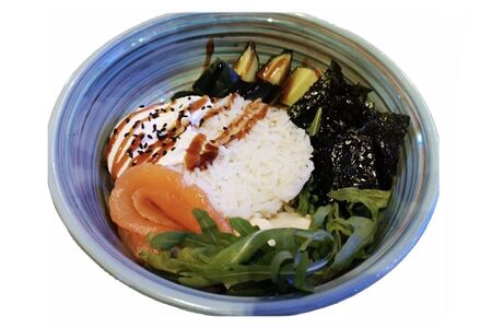 Поке с лососем