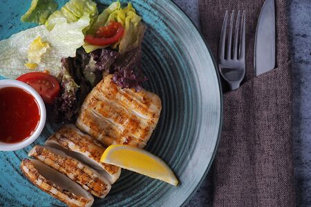 Кальмар гриль