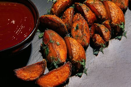 Картофель по-деревенски большая порция