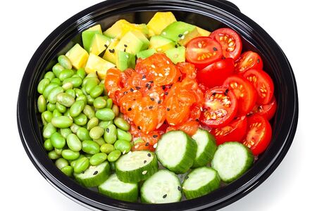 Поке с лососем