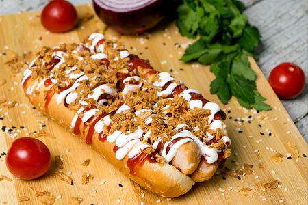 Хот-дог Датский двойной