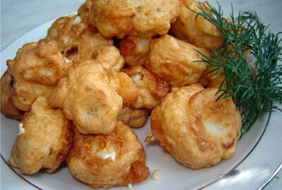 Цветная капуста в пивном кляре