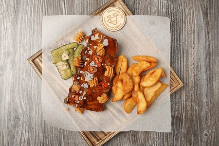 Ребра в соусе манго-чили