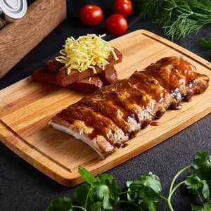 Свиные ребрышки BBQ