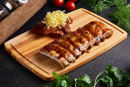 Свиные ребрышки BBQ