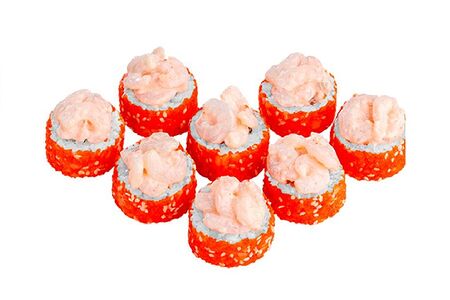 Ролл Чили с креветкой и крабом