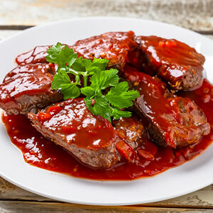 Поджарка куриная с перцем