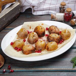 Молодая картошка на углях