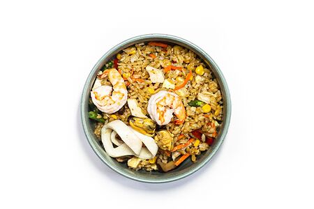 Рис с морепродуктами