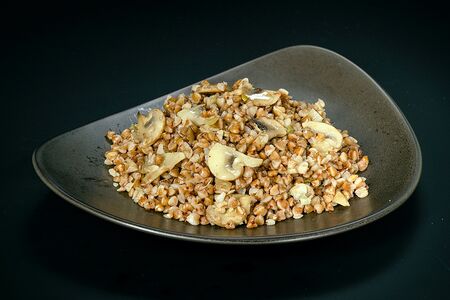 Гречка с шампиньонами