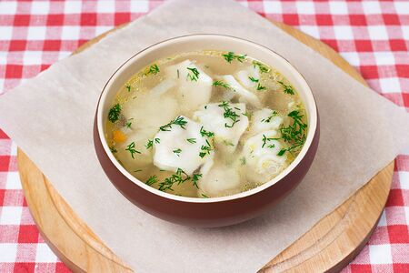 Пельмени Сибирские в курином бульоне